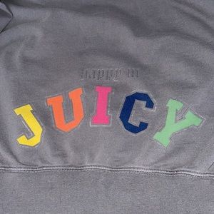 Juicy Couture Juniors Cotton Zip Up Large